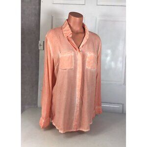 BLL New York Shirt Button Front Womens Medium